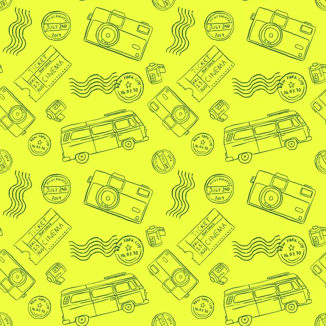 Kissen Exploring Summer Pattern