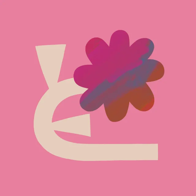 Sitzkissen Blume Pink