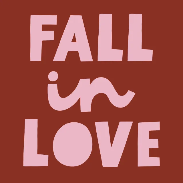 Servietten Fall in Love
