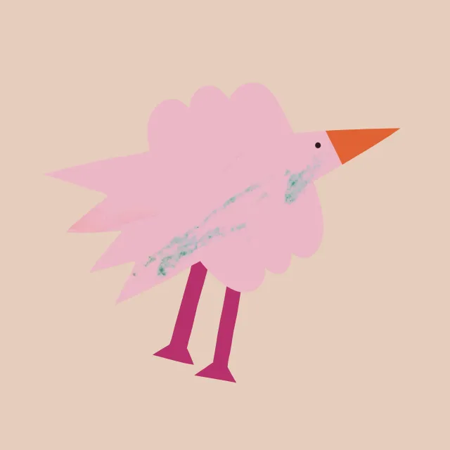 Kissen Vogel