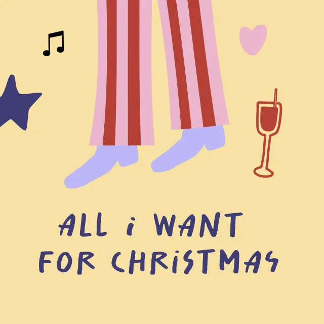 Tischset All I want for Christmas