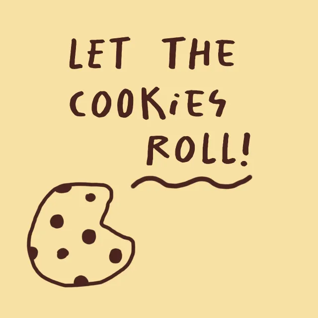 Tischset Let the cookies roll