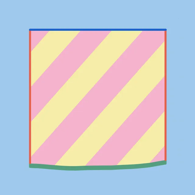Kissen Framed Summer Stripes
