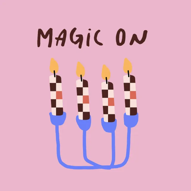 Tischset Magic on