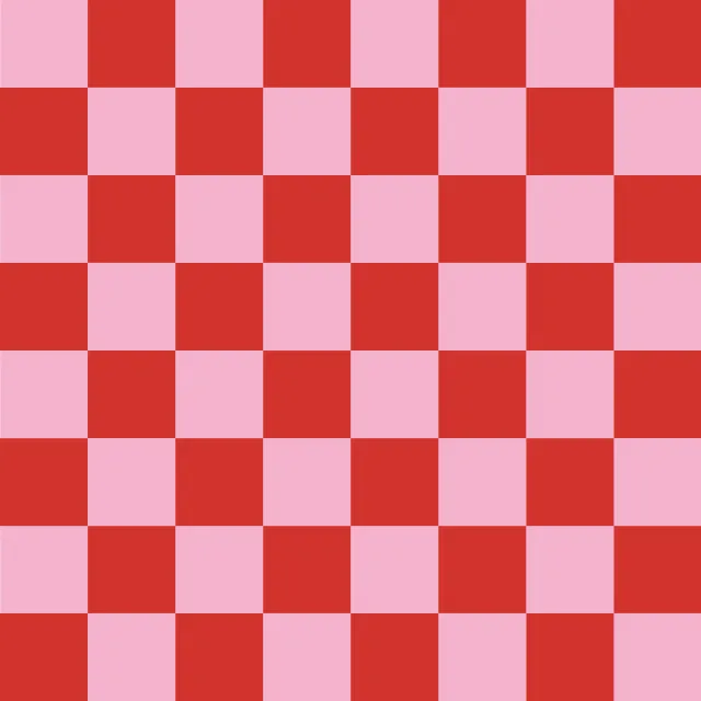 Winter Checks rot rosa