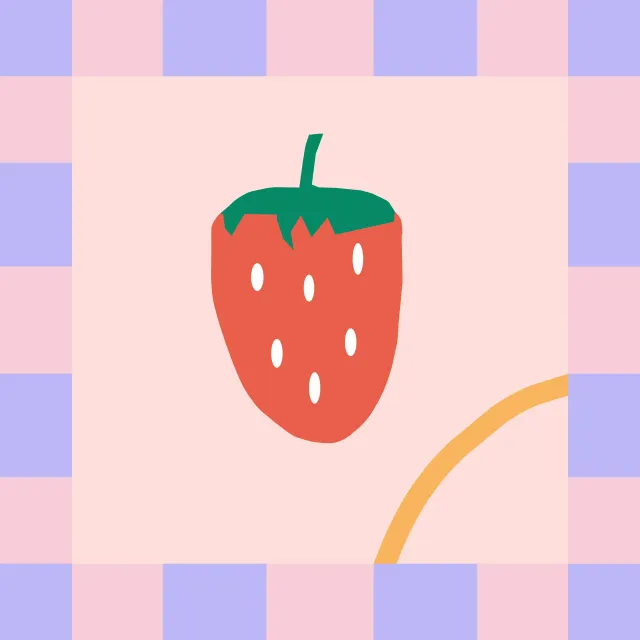 Servietten Strawberry Vibes