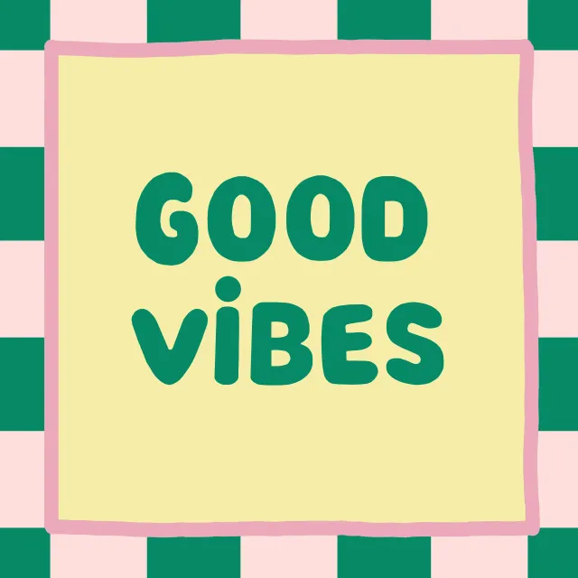 Sitzkissen Good Vibes
