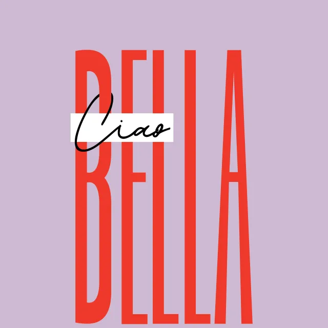 Servietten Ciao Bella Lila