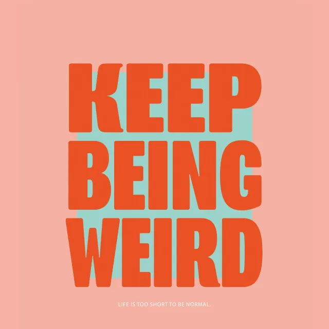 Geschirrtücher Keep being Weird Rosa
