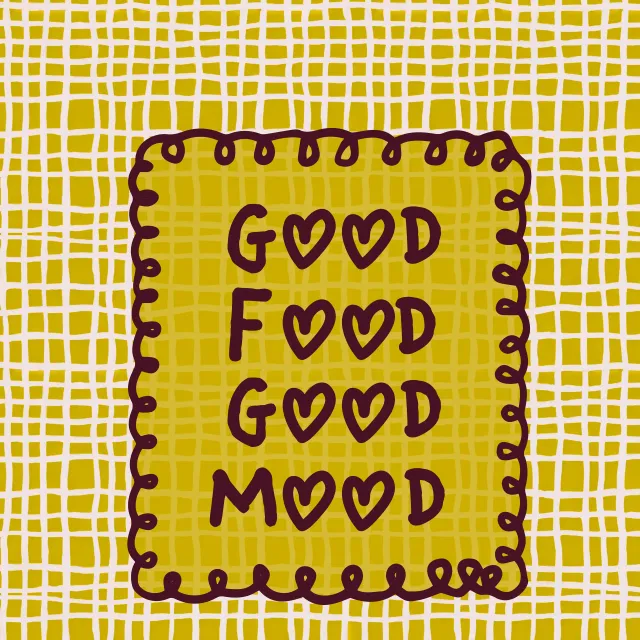 Kissen Good-Food-Good-Mood