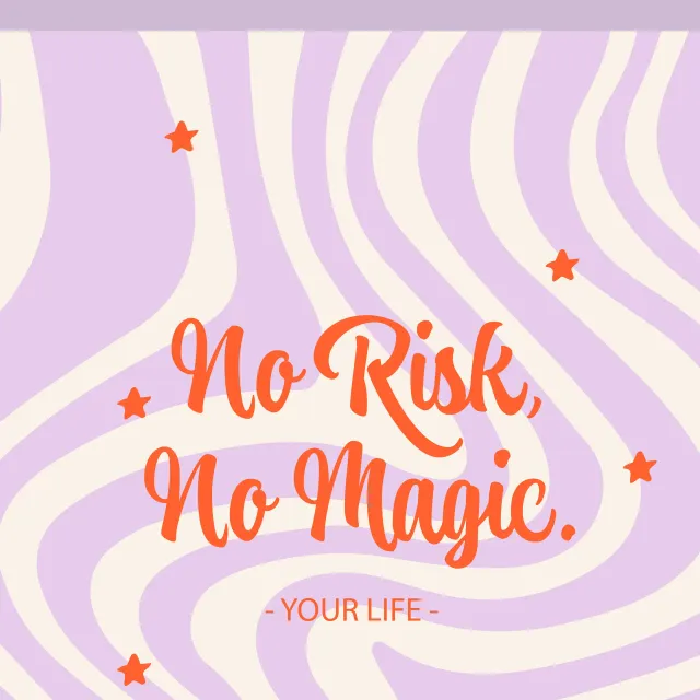 Tischset No Risk no Magic