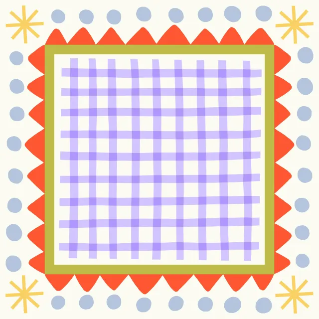 Servietten Playful Check