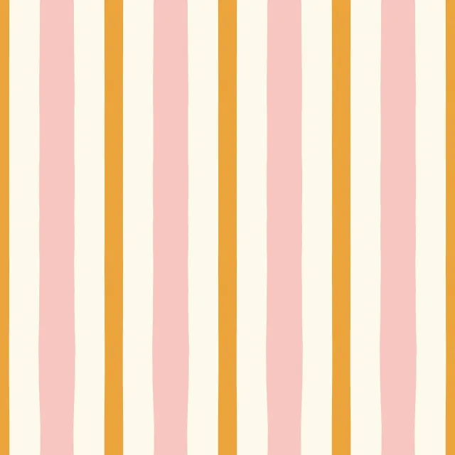 Dekovorhang Streifen Rosa Orange
