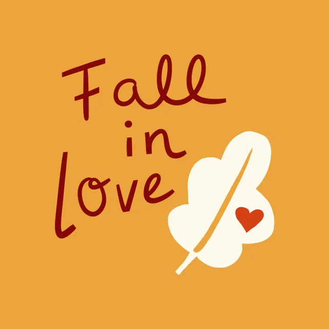 Sitzkissen Fall in Love