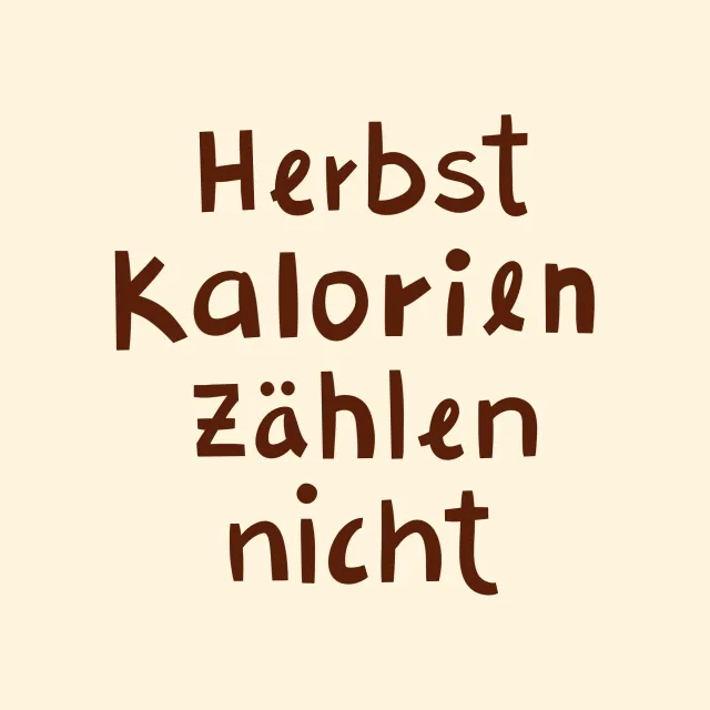 Kissen Herbst Kalorien