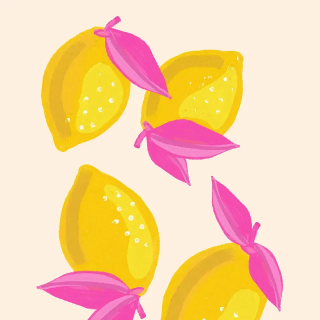 Tischset Lemons