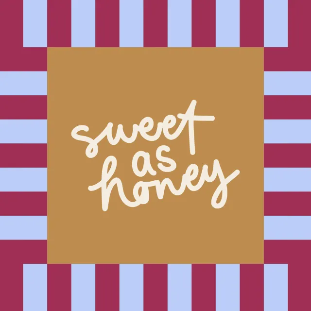 Kissen Sweet as Honey Colorblocking