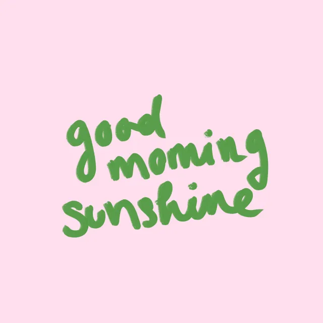 Tischdecke good morning sunshine