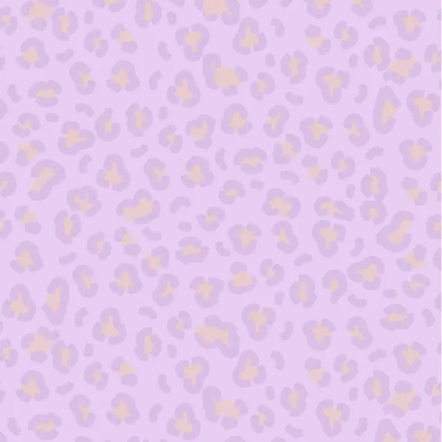 Tischdecke Leo Print Lila