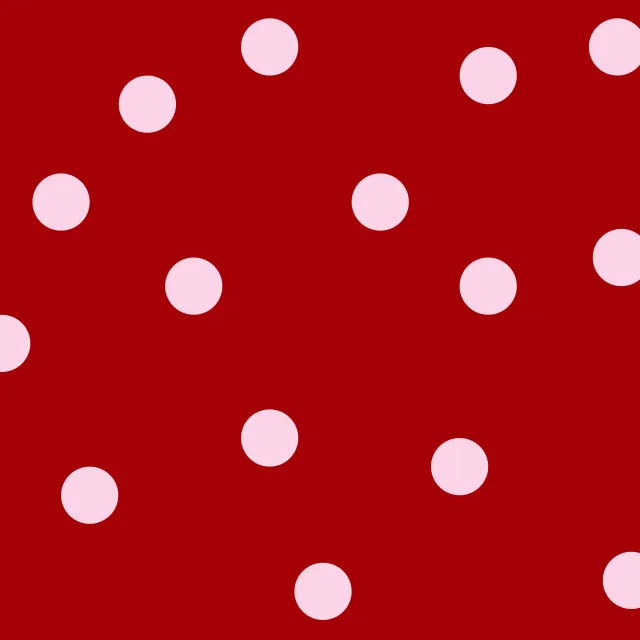 Kissen Polka Dots / Punkte bordeaux & rosa