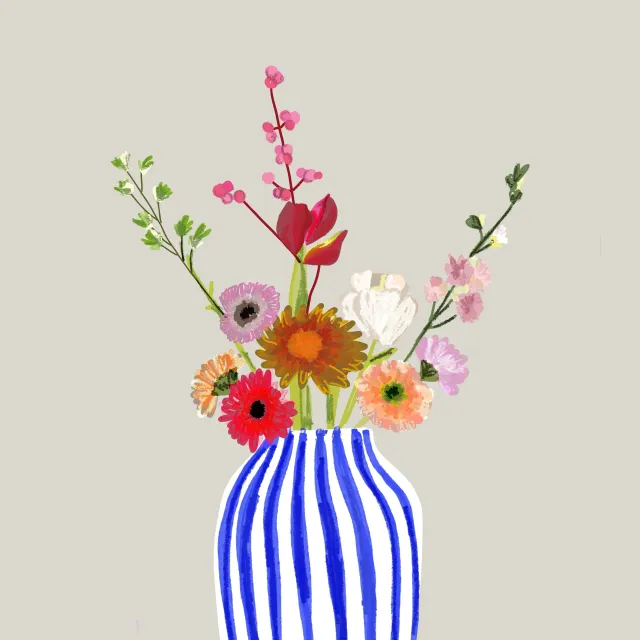 Servietten Blumenstrauß