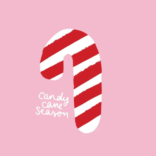 Kissen Candy Cane Zuckerstange