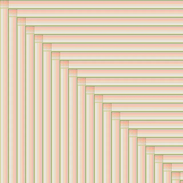 Sitzkissen streifen - Muster - bunt