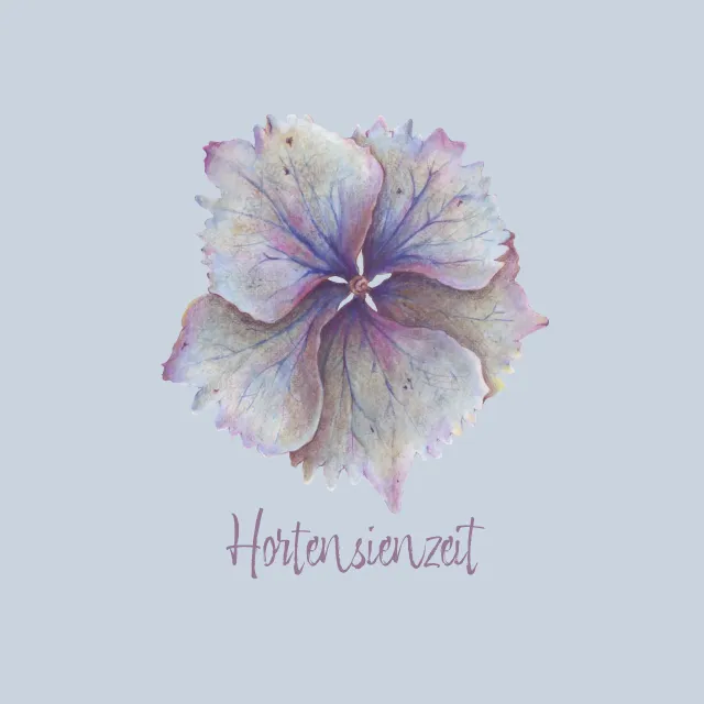 Tischset Hortensienzeit