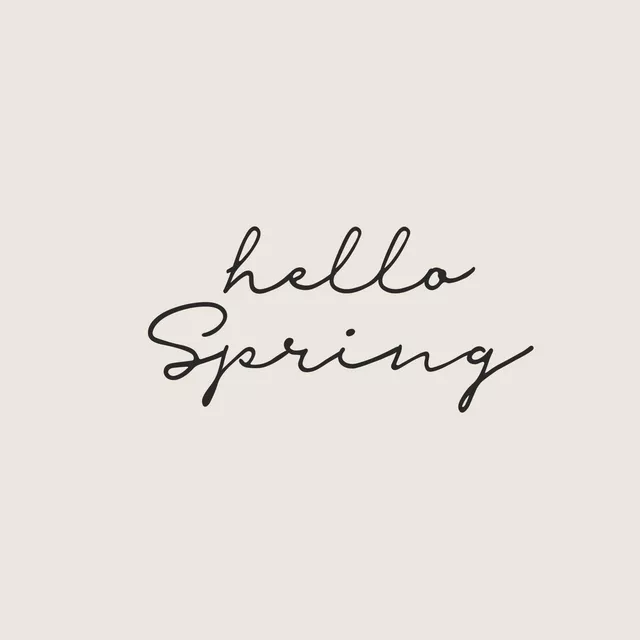 Servietten Hello Spring