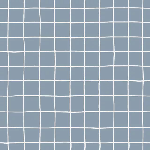 Sitzkissen Karo blau