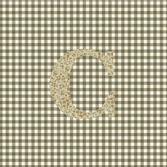 Kissen C Buchstabenkissen C Autumn Hygge
