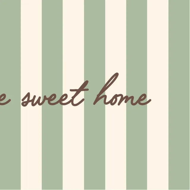 Kissen home sweet home Schilfgrün