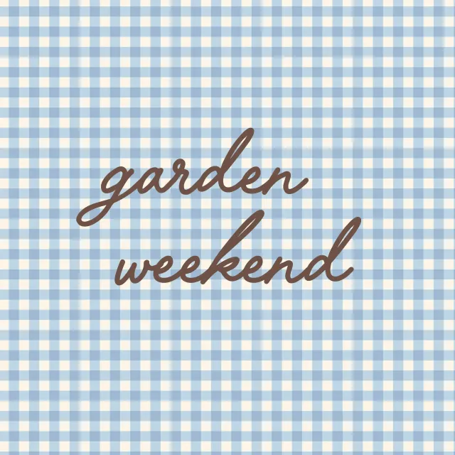 Kissen Garden weekend Karo