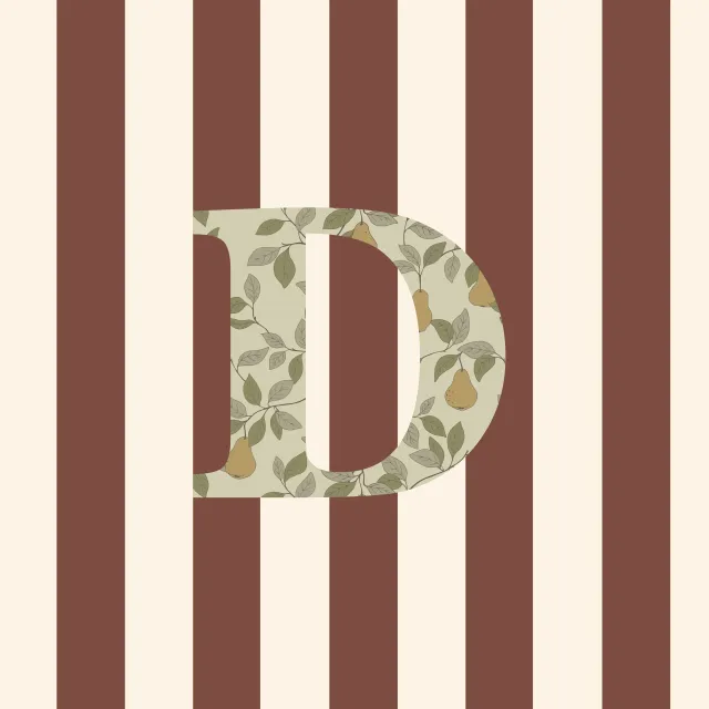 Kissen D Buchstabenkissen D Autumn Hygge