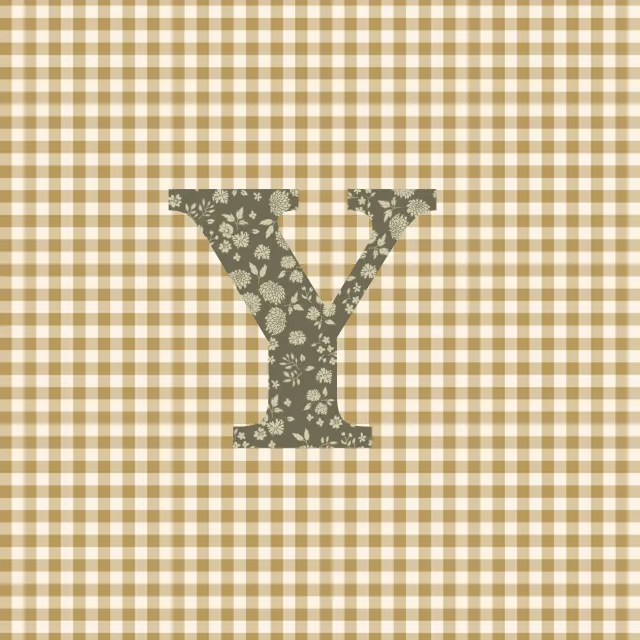 Kissen Y Buchstabenkissen Y Autumn Hygge