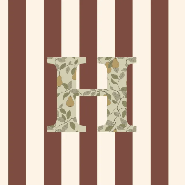 Kissen H Buchstabenkissen H Autumn Hygge