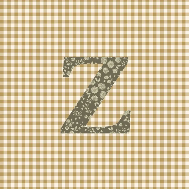 Kissen Z Buchstabenkissen Z Autumn Hygge