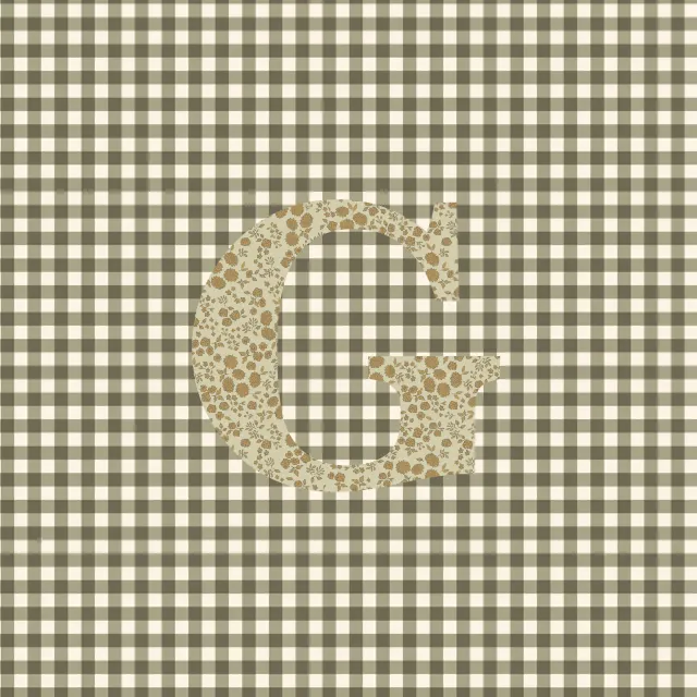 Kissen G Buchstabenkissen G Autumn Hygge