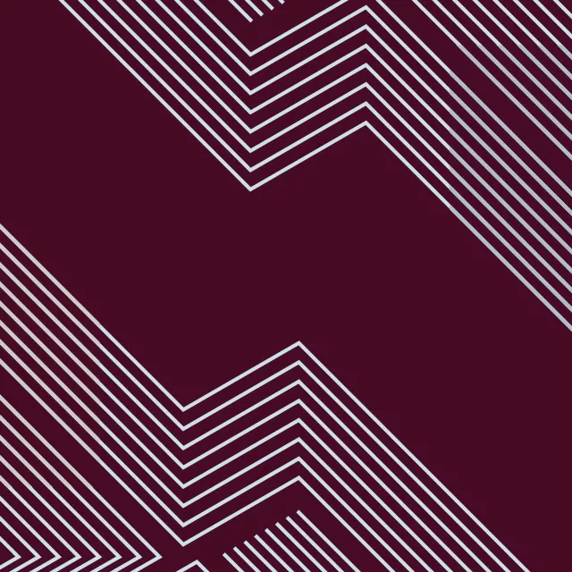 Kissen Geometric Lines Beere x Hellblau