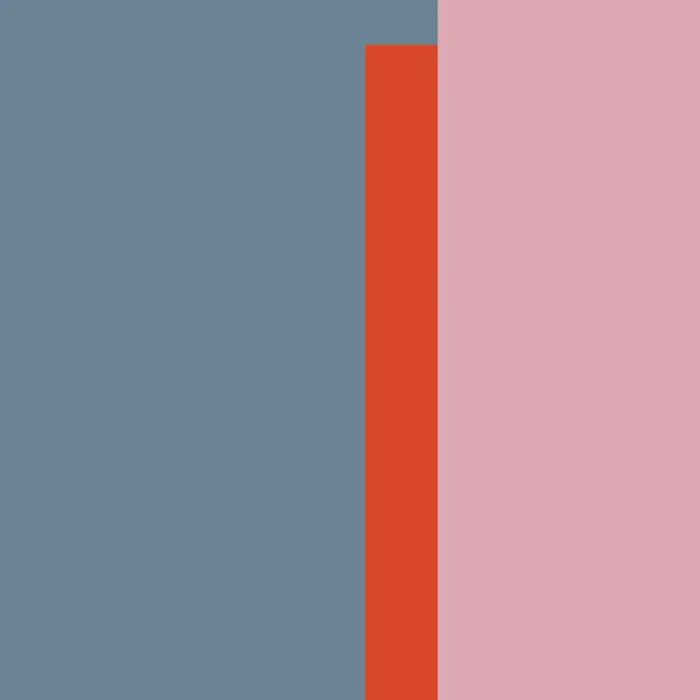 Kissen Azurblau x Rosa x Orange