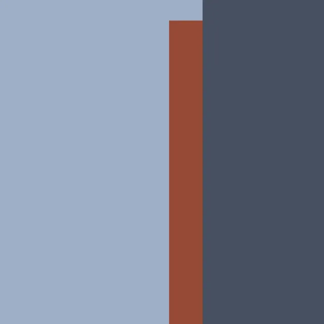 Azurblau x Braun x Rauchblau