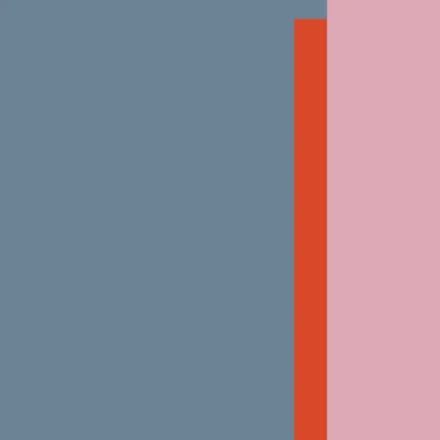 Sitzkissen Azurblau x Rosa x Orange