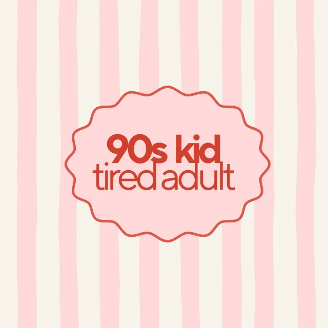 Kissen 90's kid tired adult