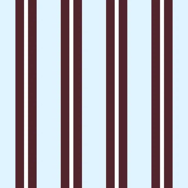 Bankauflage Streifen Vintage Retro Blau Burgundy Bordeaux