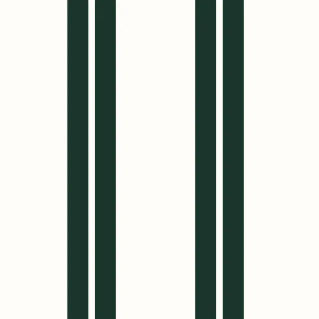 Kissen Tennis Club Stripes – Kissen mit dunkelgrünen Streifen
