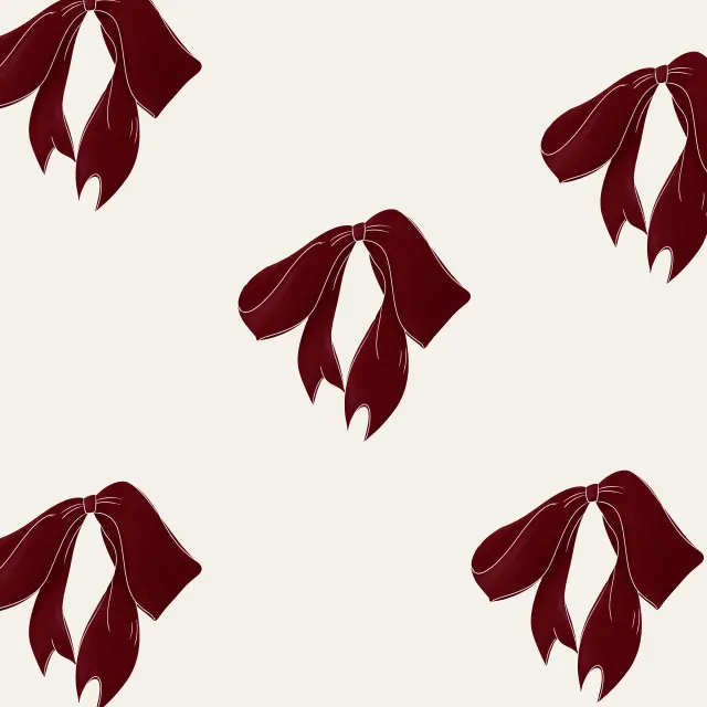 Sitzkissen Schleife Rot mehrere Weihnachten