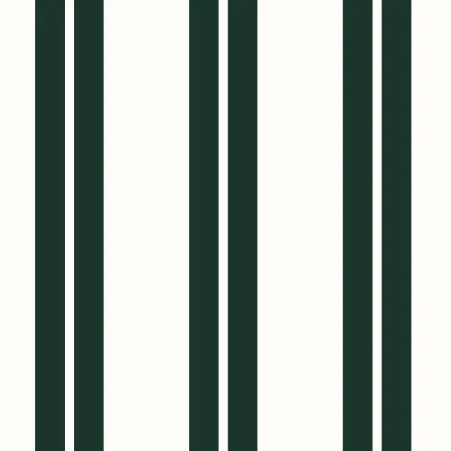 Sitzkissen Tennis Club Stripes – Kissen mit dunkelgrünen Streifen