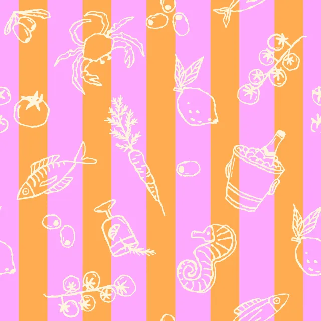 Tischdecke Pink