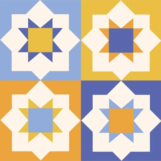 Blau Gelb