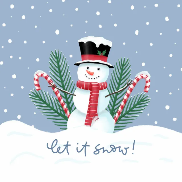 Kissen Snowman